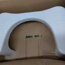 Squatty Potty Simple Curve Bathroom Toilet Stool 7" White