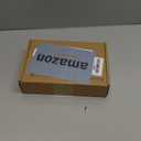 JQK Bathroom Glass Shelf Gold, Tempered Glass Shower Storage 8 by 5 inches, 304 Stainless Steel Brushed Gold Wall Mount, TGS201L8-BG