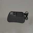 iPazzPort Bluetooth Mini Keyboard with Touchpad, 2.4G Mini Wireless Keyboard and Mouse with IR Learning Support, Cyclic RGB Backlit, Rechargeable for PC, Smart TV, Laptop, Android TV Box Type-C