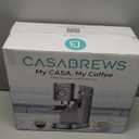 CASABREWS CM5418 Espresso Machine 20 Bar, Compact Espresso Maker with Steam Milk Frother, Stainless Steel Coffee Machine with 34oz Removable Water Tank for Cappuccino, Gift for Women or Men, Silver