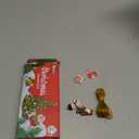 Garma 36PCS Mini Resin Christmas Ornaments Tiny Christmas Tree Decorations Set Comes with String Small Christmas Hanging Ornament for Christmas Tree Decorations