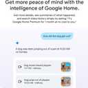 Google Nest Cam Indoor (Wired, 3rd Gen) - Security Camera with 2K Video and Gemini, Night Vision, 2-Way Audio, Works with Google Home - 2025 Model - Snow