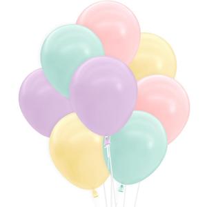 xo, Fetti Pastel Birthday Balloon Set - 24 pk, 12" | Bachelorette Party Decorations, Garden Bridal Shower, Birthday Party, Pastel Baby Shower, Engagement