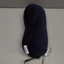 Tempur-Pedic All-Purpose Memory Foam Travel Pillow, Peanut-Shaped Lumbar Pillow for Neck and Back Pressure Relief, Navy