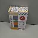 2 x Homienly Kitchen Cups 12 OZ Wheat Straw Drinking GlassesUnbreakable, Lightweight & Reusable Alternative to Plastic Cups,Dishwasher Safe Cups for Kitchen & Outdoor Use (White, 6 PCS)