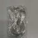 jojofuny 2Pcs Clear Extension Cord - 16ft Length Male to Female Invisible Indoor 2 Prong Power Cable, Thin Christmas Light Extension Cord, Suitable for AC110 V