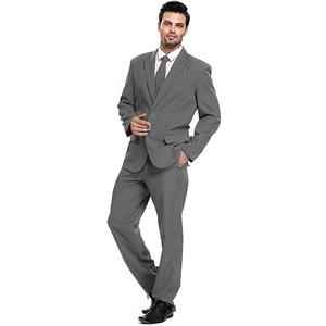 U LOOK UGLY TODAY Men's Party Suit Solid Color Prom Suit for Themed Party Events Clubbing Jacket with Tie Pants, Size XL