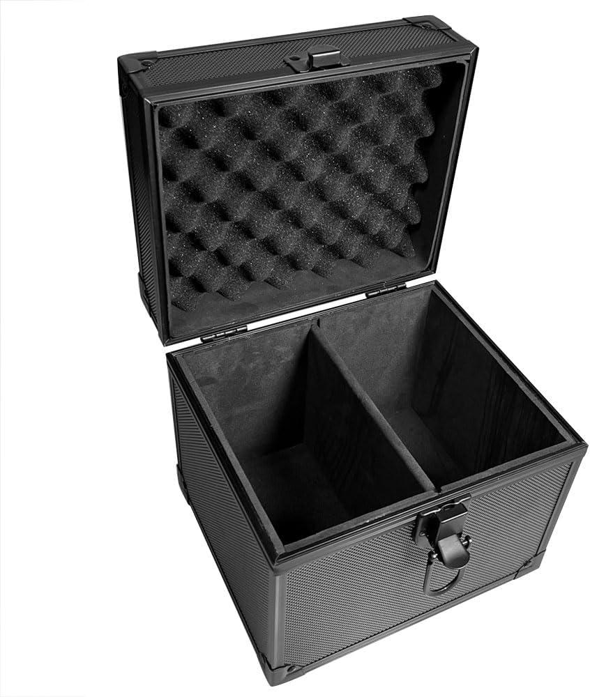 Graded Card Slab Storage Box Fits 44 PSA/BGS/FGS/SGC Graded Cards - Top Loader Card Holder Case Collector Box for MTG/Sport Card Holder fits Slabs/Sleeved Cards (Double Slot)