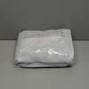 DriftAway Thermal Insulated Blackout Curtain Liner 2 Panels Each Liner Size 50 Inch by 80 Inch Rings Included (Off White)