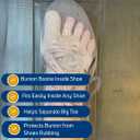 Bunion Corrector for Women Big Toe, Men Too  Ultra-Thin Separator Sock for Bunions. Correction & Pain Relief While You Walk. Splint That Fits in Dress Shoes, Sneakers & Boots. Med-Right