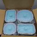 16 Pack Collapsible Food Storage Containers With Lids, Collapsible Storage Containers Sets Silicone Collapsible Bowls For Camping, RV Accessories, Travel Trailer Must (Mixed oz) (16)