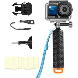 BO&DQQ Underwater Waterproof Case Compatible with DJI Osmo Action 6 Camera, 196FT/60M Dive Diving Housing Cover Shell with Camera Handle Mount Accessories Kit