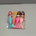 Mermaid Bath Toys for Toddlers Kids Girls - Princess Wind Up Tail Flap Floating Water Bathtub Toys, Swimming Pool Bathing Time Fun (4 Pack)