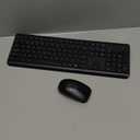 Wireless Keyboard and Mouse Combo, Full-Size Silent Ergonomic Keyboard and Optical Mouse, Long Battery Life, 2.4GHz Lag-Free Cordless Mice Keyboard for Computer, Mac, Laptop, PC, Windows (Black)