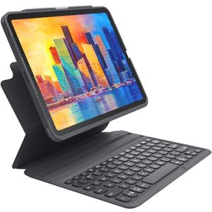 ZAGG Pro Keys Detachable Case and Wireless Keyboard for Apple iPad Air 11" (M3)/ Pro 11" (Gen 1,2,3,4) and iPad Air (Gen 4,5,& M2), Bluetooth Pairing, Apple Pencil Holder, 6.6ft Drop Protection (iPad 11 in)