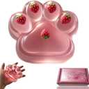 Taba Squishy Paw Squeeze Toys - Oversized 5-inch Cat Paw Squishy Fidget Toys for Kids and Adults,Stress Relief Kawaii Strawberry Cat Paw Toys,Relieves Stress Anxiety Gifts,for Birthday,Party