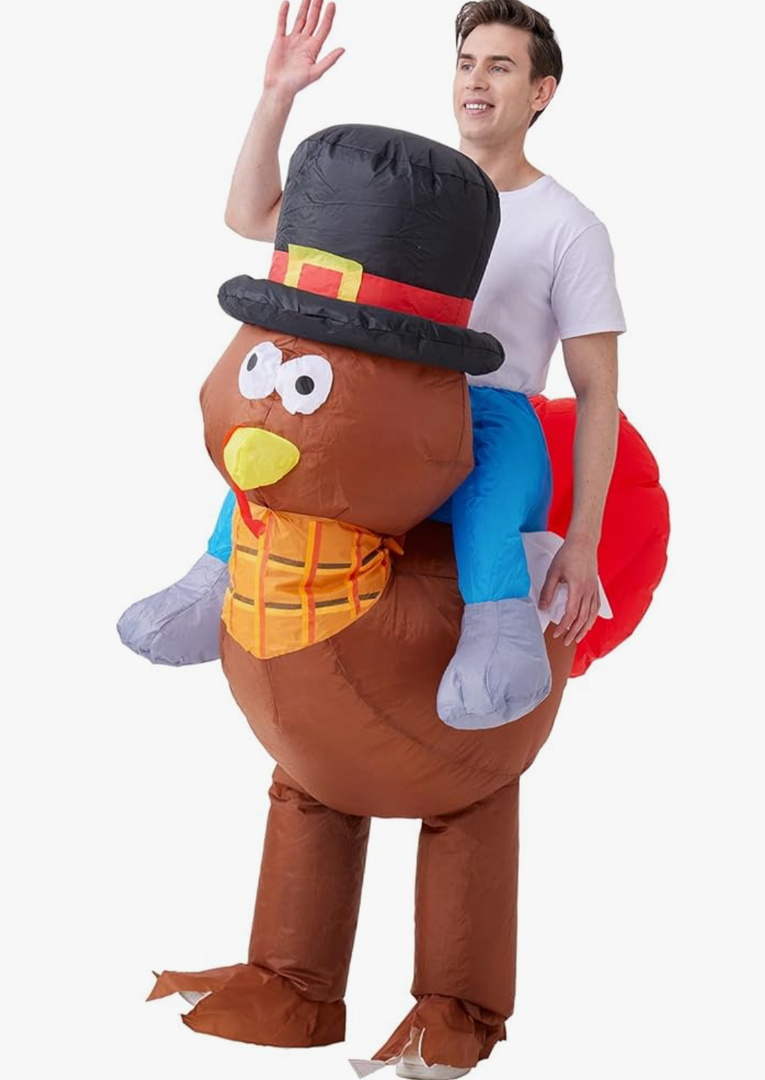 IRETG Inflatable Costume for Adults Halloween Funny Blow Up Animal Costume for Festival Parade Cosplay Party Fancy Dress