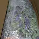 2 Pack Artificial Lavender Plants in Pots Artificial Potted Plants Fake Flower Plant Real Touch Silk Faux Plants Greenery for Indoor Porch Patio Greenery Farmhouse Garden Office Decor (Type 4)