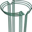 LEOBRO 6 Pack Plant Support Plant Stakes, Peony Cages and Supports, Metal Garden Stakes Plant Supports, Plant Support Stakes for Peony, Tomato, Hydrangea, Indoor Outdoor Plants, 10" W x 15.8" H