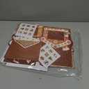 48 Sets Christmas Photo Cards with Envelopes Stickers Christmas Cards with 4 x 6 Photo Insert Picture Frame Holders for Xmas Holiday Greeting Supplies (Gingerbread House, White)