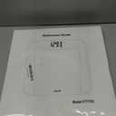 Vitafit Digital Bathroom Weight Scale for Body Weight, High Accuracy Assured by Weighing Professional Since 2001, Extra Large Blue Backlit LCD and Step-On, 400lb/ 182kg, Clear Glass