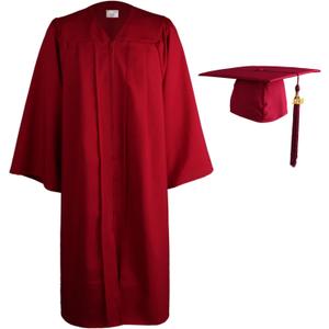 OSBO GradSeason Matte Graduation Cap and Gown 2026 Set with Tassel for High School & College 10 Colors