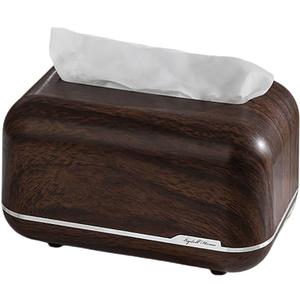 Home Office Desktop Storage Box, Rectangular Facial Tissue Holder Storage, High-end Fashion Tissue Box, Facial Plastic Tissue Box, for Bathroom, Countertop, Living Room, Bedroom (7x5x4in)