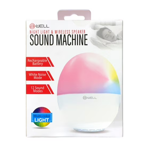 B-Well Night Light & Wireless Speaker Sound Machine