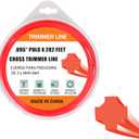 String Trimmer Line .095 in Dia for Echo String Trimmer 311095063 Cross-Fire Trimmer Line, for Medium to Heavy Grass and Weeds 282 Foot Length