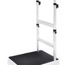 Step Stool with Handle for Elderly - Portable Step Stools for Adults with Adjustable Handle and Legs - Stepping Stool for Bed Supports up to 275 LBS, HDB-503A-E