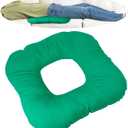 JuGeoZhi Bed Sore Cushion Donut Pillow - Soft Butt Hemorrhoid Pillow for Sitting Tailbone Pain Postpartum Doughnut Pillow Pad for Butt Positioning, 12x12 Inch