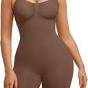 FeelinGirl Shapewear Bodysuit for Women Tummy Control Seamless Sculpting Snatched Waist Body Suit Body Shaper Thong, XL-XXL