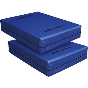 Cosy Family Mattress Bags for Moving with 8 Handles - 170GSM Extra-Thick Mattress Bag for Moving Supplies - Reusable Mattress Cover Protector Storage with Zipper, Blue, Queen-(Pack of 2)