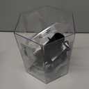 Tetra Bubbling LED Aquarium Kit 1 Gallon, Hexagon Shape, With Color-Changing Light Disc