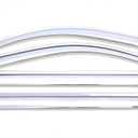 Auto Ventshade [AVS] Outside Mount Rain Guards for 2015-2024 Ford Edge | Window Vent Visors, 4 pcs. - Chrome | 684930