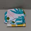 ANNIL2 Pack Adult Inflatable Pool Floats Chair, Water Leisure Inflatable Floating Chair,Drink Holder, Ergonomic Headrest,Pool Floaties for Adults Swimming Pool Party, Summer Water Fun (Tropical Palm Leaf & Tropical Foliage)