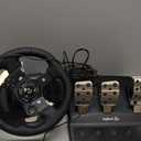 Logitech G920 Driving Force Racing Wheel and Floor Pedals, Real Force Feedback, Stainless Steel Paddle Shifters, Leather Steering Wheel Cover for Xbox Series X|S, Xbox One, PC, Mac - Black