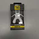 Nxtrnd Two Football Mouth Guard, Football Mouthpiece with Strap, Fits Adult & Youth (White)