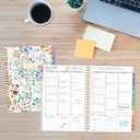 3 x 2026 Appointment Book, 30 Minutes-Hourly, Weekly  Monthly Calendar Planner 2026, Jan 2026 - Dec 2026, 6.2'' x 8.4'', 2026 Daily Planner with Tabs Pocket, Flexible Cover, Great for Office, Home, School (Multi)