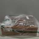 ihomecooker 2Pack Stackable Wood Acrylic CD Holder Desk Rack Organizer Holds up to 60 CD Jewel Cases Media Storage Rack for Movie & Video Games Collections (Burning Wood, 2P for CD)