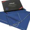 Libretto Microfiber Polish Cloth, 3 Useful Sizes in 1 Pack, Violin and Cello Cleaning & Polishing Products, Blue, Lint-Free, Super Soft, Gift, for Piano, Guitar, Ukulele, Trumpet, Saxophone, Laptop