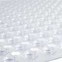 21"x21" Slip Resistant Shower Mat With Suction Cups