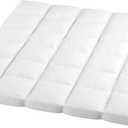 Bluestone Extra Thick Mattress Topper, King Size, White