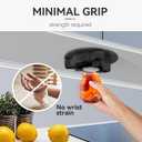 Banyaa Jar Opener Bottle Opener for Seniors with Arthritis - Under Cabinet Jar Opener for Weak Hands, Rotary Lid Opener, Easy Twist-Off Lids for Jars & Bottles, Original Kitchen Gadgets (Black)