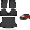 KELCSEECS Floor Mats & Cargo Liner for 2014 2015 2016 2017 2018 2019 2020 Nissan Rogue (Not Fit Sport) Car Mats Cargo Mat Trunk Mat All Weather Rogue Floor Mats Trunk Liner Black