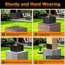 6x6 Concrete Post Base(2 PCS), Deck Post Base Holder Ground Spike for Concrete, Decking Post Brackets with 3 Anchor Rods, Post Base for Pavilion Deck Porch Handrail Railing