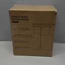 Small Single Serve Coffee Maker, Fast Brew One Cup Coffee Machine for K Cup and Grounds, 6 to 12 oz. Brew Sizes, Capsule Coffee Machine with Descaling Reminder and Viewing Tank, White