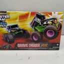 Monster Jam, Official Smash & Bash Grave Digger Remote Control Indoor & Outdoor Vehicle, 1:15 Scale Repairable Monster Truck, Kids Toys for Boy and Girls Ages 4 and up, One Size