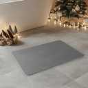 Stone Bath Mat, Quick Drying Bath Mat for Bathroom, Diatomaceous Earth Mat, Quick Dry Shower Mat, Fast Absorbent, Elegant Design, Easy to Clean - Grey 23.615.35, 1'3" x 1'11"