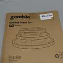 Cat Ball Track Toy with Puzzle Top, Wooden Cat Toys for Indoor Cats with Spinning Balls, Interactive Large Cat Ball Tower for Kitten Exercise Mental Physical